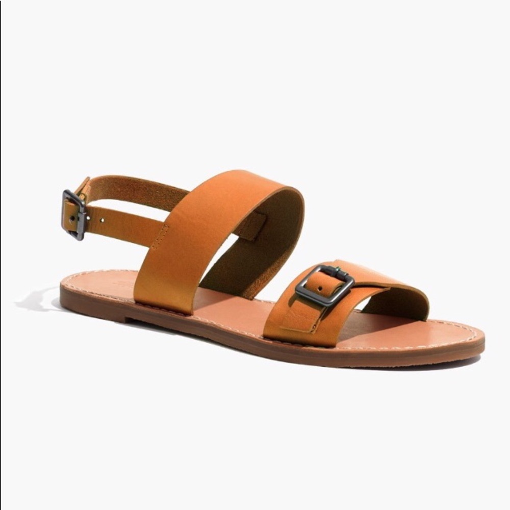 MADEWELL BUCKLED SANDALS.